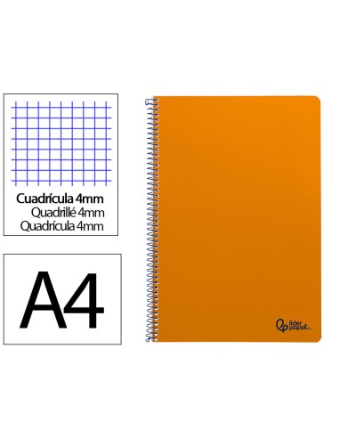 Cuaderno espiral liderpapel a4 smart tapa...