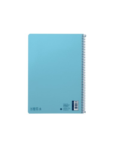 Cuaderno espiral liderpapel a4 smart tapa...