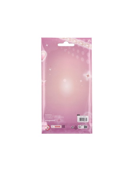 Pegatinas imaginovo gemas blancas y rosas brillantes con relieve para todas superficies 190x105 mm en