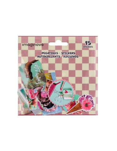 Pegatinas imaginovo good vibes diseños surtidos...