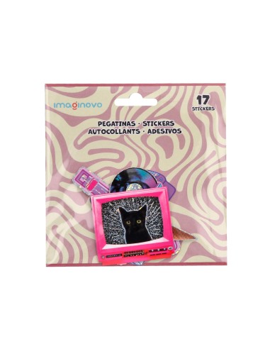 Pegatinas imaginovo retro diseños surtidos para...