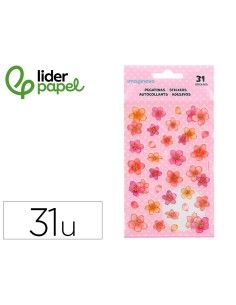 Pegatinas imaginovo flores...
