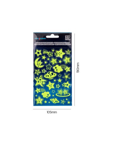 Pegatinas imaginovo luminosas estrellas con...
