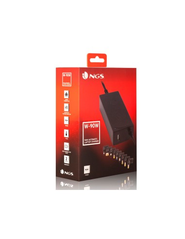 Adaptador de corriente ngs automatic 90w con 9...