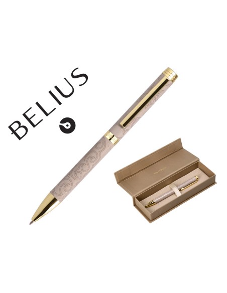 Roller belius wild west aluminio color verde dorado tinta color negro caja de diseño