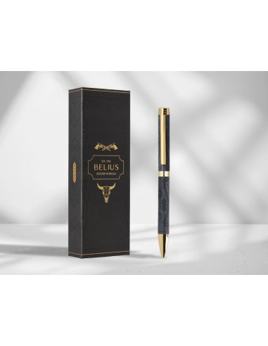 Boligrafo belius wild west aluminio color negro...