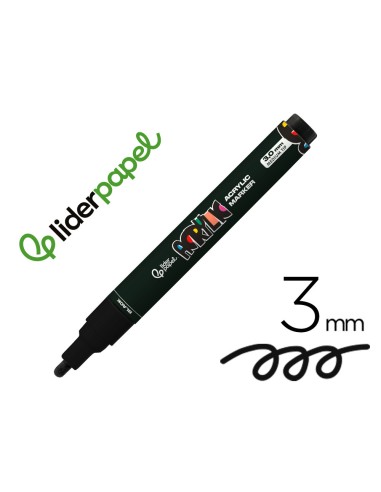 Rotulador liderpapel acrylic base agua todo...