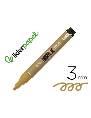 Rotulador liderpapel acrylic base agua todo...
