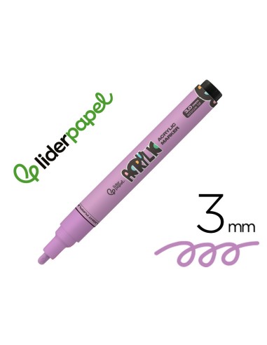 Rotulador liderpapel acrylic base agua todo...