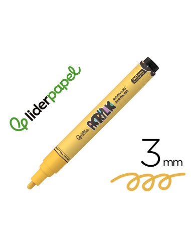 Rotulador liderpapel acrylic base agua todo...