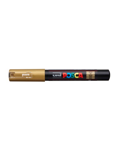Rotulador uni posca 0,7 mm pc-1m oro