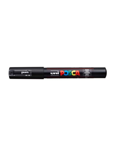 Rotulador uni posca 0,7 mm pc-1m negro