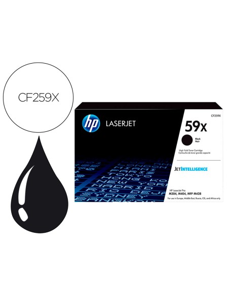 Toner hp cf259x m404/408 negro 10000 paginas