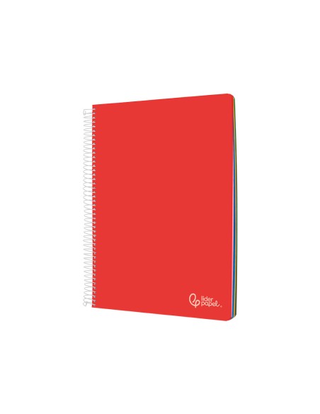 Cuaderno espiral liderpapel a4 micro witty tapa dura 120h 90gr horizontal 8mm 5 bandas 4 taladros colores surtidos