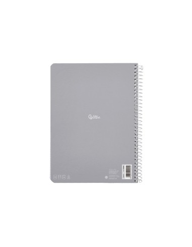 Cuaderno espiral liderpapel a4 micro smart tapa...