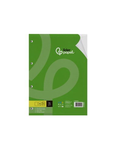 Recambio liderpapel a4 100 hojas 75gr liso sin...