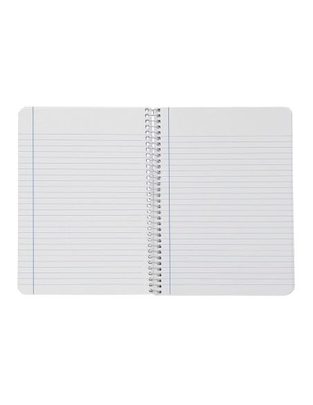 Cuaderno espiral liderpapel a5 witty tapa dura 80h 90gr rayado horizontal 8mm con margen colores surtidos