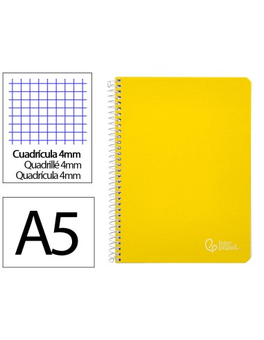 Cuaderno espiral liderpapel a5 witty tapa dura...
