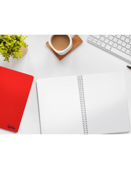 Cuaderno espiral liderpapel a5 smart tapa blanda 80h 75gr liso sin margen colores surtidos