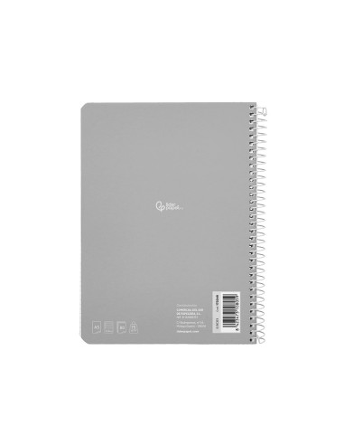 Cuaderno espiral liderpapel a5 smart tapa...