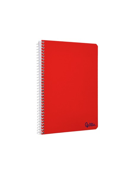 Cuaderno espiral liderpapel a5 smart tapa blanda 80h 75gr pauta 3,5mm con margen colores surtidos