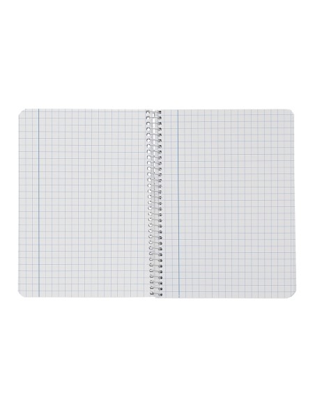 Cuaderno espiral liderpapel a5 smart tapa blanda 80h 75gr cuadro 8mm con margen colores surtidos