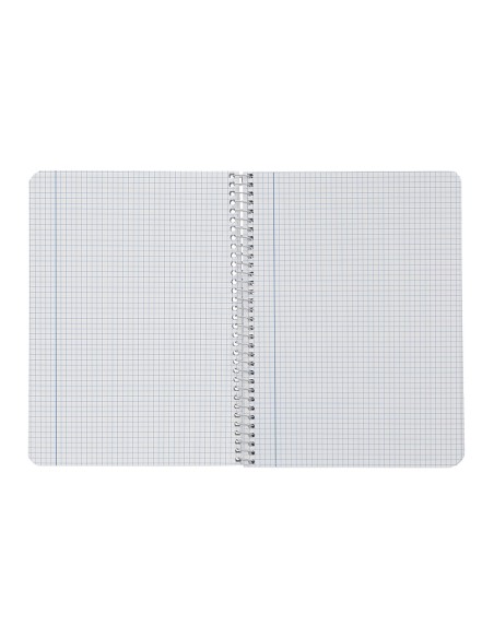 Cuaderno espiral liderpapel a5 smart tapa blanda 80h 75gr cuadro 4mm con margen colores surtidos