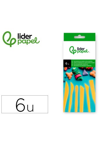 Instrumentos de modelar liderpapel para arcilla...