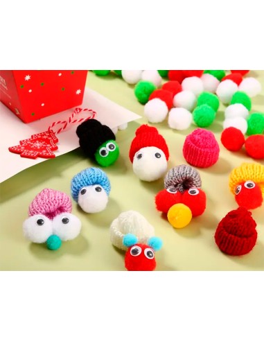 Pompones de colores liderpapel 1,5 cm...
