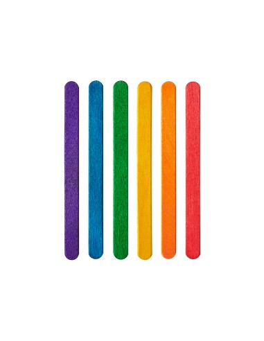 Palitos de madera liderpapel colores surtidos...
