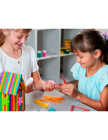 Palitos de madera liderpapel colores surtidos...