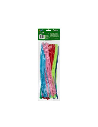 Limpiapipas de chenilla liderpapel 30 cm...