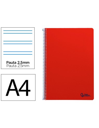 Cuaderno espiral liderpapel a4 smart tapa...