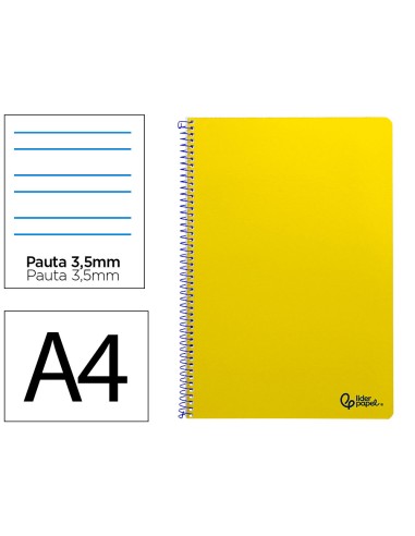 Cuaderno espiral liderpapel a4 smart tapa...