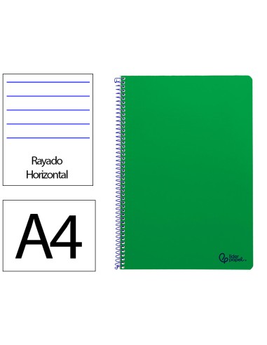 Cuaderno espiral liderpapel a4 smart tapa...