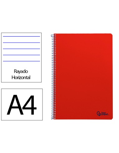 Cuaderno espiral liderpapel a4 smart tapa...