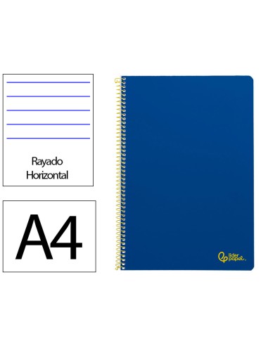 Cuaderno espiral liderpapel a4 smart tapa...