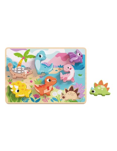 Puzle infantil imaginovo madera 3d dinosaurios...