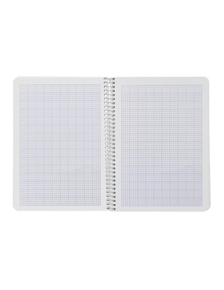Cuaderno espiral liderpapel a4 smart tapa blanda 80h 75gr rayado nº46 colores surtidos
