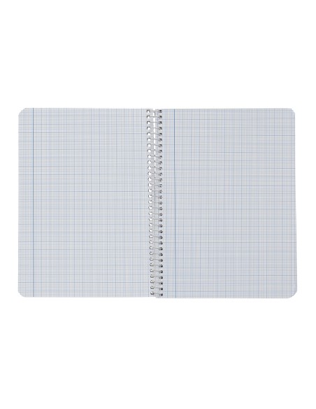 Cuaderno espiral liderpapel a4 smart tapa blanda 80h 75gr milimetrado 2mm colores surtidos
