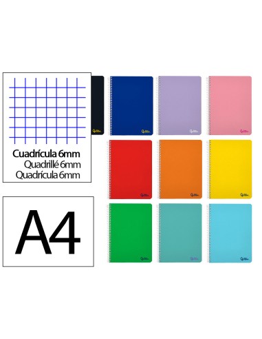 Cuaderno espiral liderpapel a4 smart tapa...