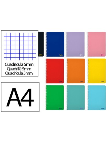Cuaderno espiral liderpapel a4 smart tapa...