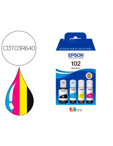 Ink-epson /102 ecotank multipack botella ink...