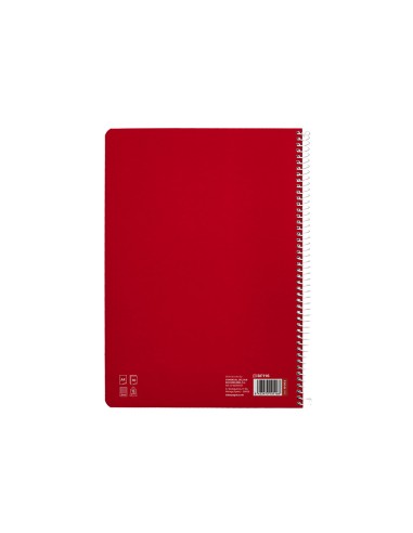 Cuaderno espiral liderpapel a4 pautaguia tapa...