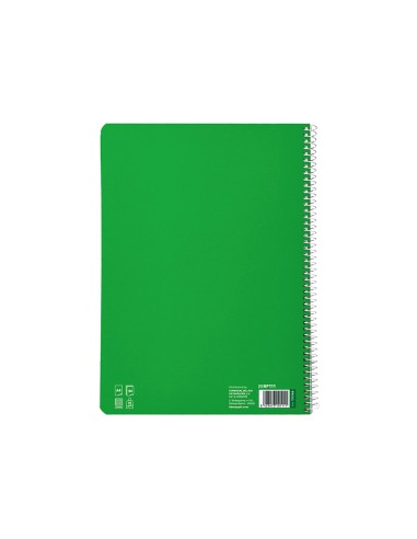 Cuaderno espiral liderpapel a4 pautaguia tapa...