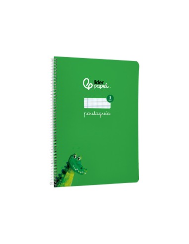 Cuaderno espiral liderpapel a4 pautaguia tapa...
