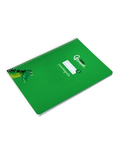 Cuaderno espiral liderpapel a4 pautaguia tapa...