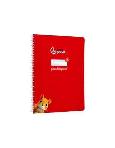 Cuaderno espiral liderpapel a4 pautaguia tapa...