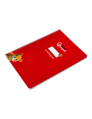 Cuaderno espiral liderpapel a4 pautaguia tapa...