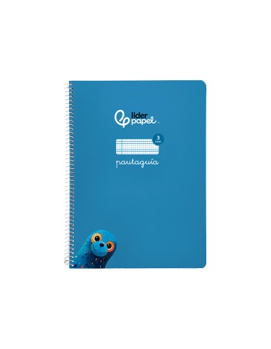 Cuaderno espiral liderpapel a4 pautaguia tapa...